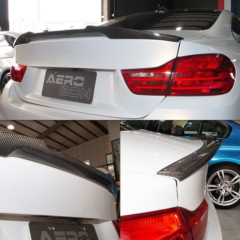 سبويلر صندوق السيارة من ألياف الكربون الحقيقية من AeroBon متوافق مع 2014-2020 BMW 4-Series F36 4-Door Gran Coupe (نمط CS) in Kuwait