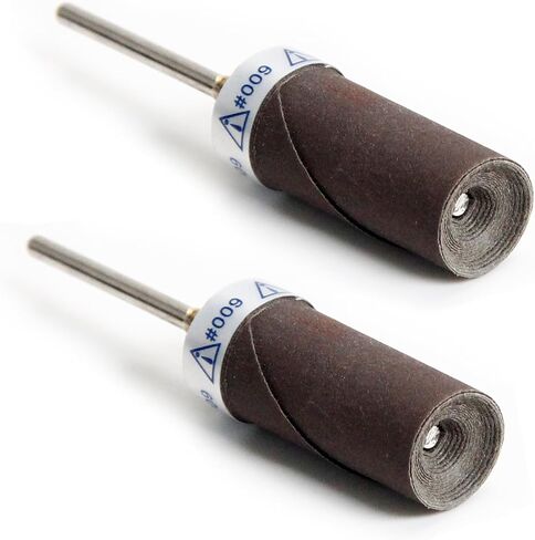 Utoolmart Sandpaper Sticks Cylinder Abrasive Polishing Grinding Mounted Point 2000 Grits 2 Pcs in Kuwait