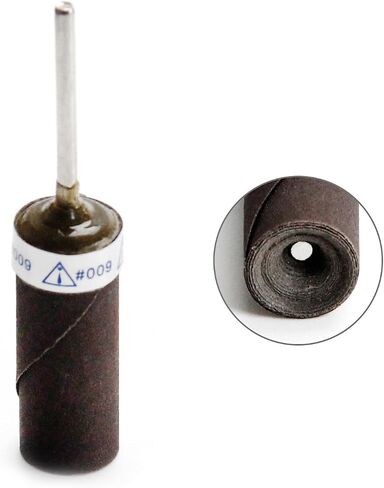 Utoolmart Sandpaper Sticks Cylinder Abrasive Polishing Grinding Mounted Point 2000 Grits 2 Pcs in Kuwait