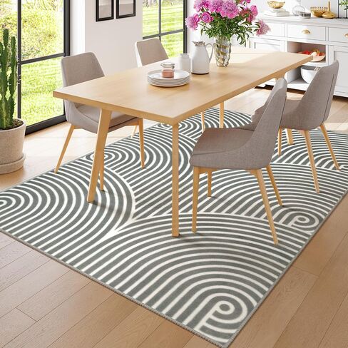 OJIA Modern Kitchen Runner Rug 2'x8' Washable Rug Runner Non-Slip Soft Hallyway Runner Rugs, Boho Bedroom Rug Gray Carpet Runners for Entryway Bathroom Laundry Room Foyer in Saudi Arabia