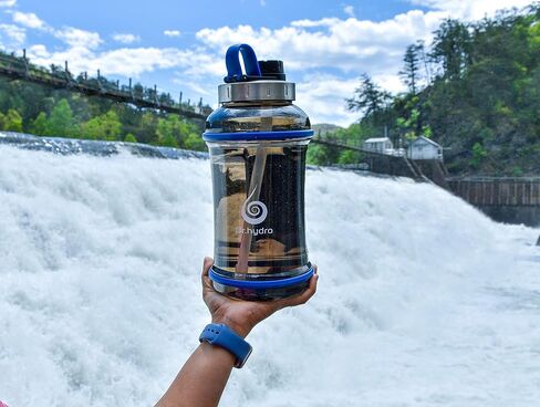 DR.HYDRO 64oz Half Gallon Water Bottle with Straw | Large Water Bottle - BPA Free Leakproof | Gym Water Bottle for Men | Daily Water Jug for Fitness and Outdoor Sports in Saudi Arabia