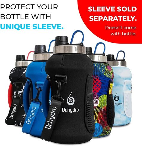 DR.HYDRO 64oz Half Gallon Water Bottle with Straw | Large Water Bottle - BPA Free Leakproof | Gym Water Bottle for Men | Daily Water Jug for Fitness and Outdoor Sports in Saudi Arabia