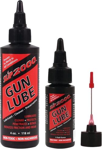 Slip 2000 Gun Lube Buddy Pack, Synthetic, Needle Tip Applicator, 1 & 4 oz | Eliminates Excessive Wear, For Peak Performance Shotguns, Rifles, Pistols in Saudi Arabia