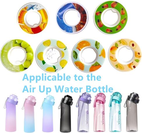 7 PCS Flavor Pods for Air Water Bottle,Compatible with 650ML Scent Water Bottle with in Saudi Arabia