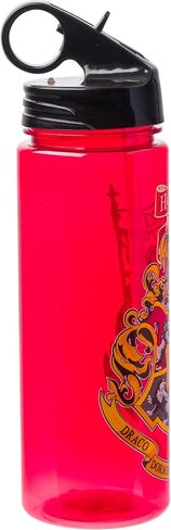 Silver Buffalo Harry Potter Chibi Crest Wizard in Training Plastic Snow Globe Cold Cup w/Lid and Straw, 14 Ounces in Saudi Arabia