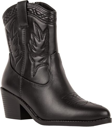 KAYDAY Womens Cowboy Boots Ankle Booties Rodeo Festival Fashion Outfit ~ COLIN in Saudi Arabia