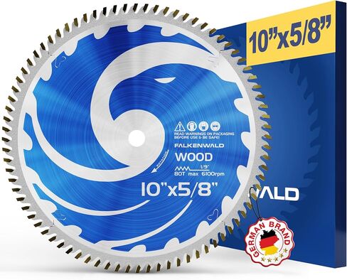 FALKENWALD 10 inch Saw Blade Multi-Material - Circular Saw Blades Wood, Aluminum, Metal - Table Saw Blades 10 inch Compatible with DEWALT, Skil etc. in Kuwait