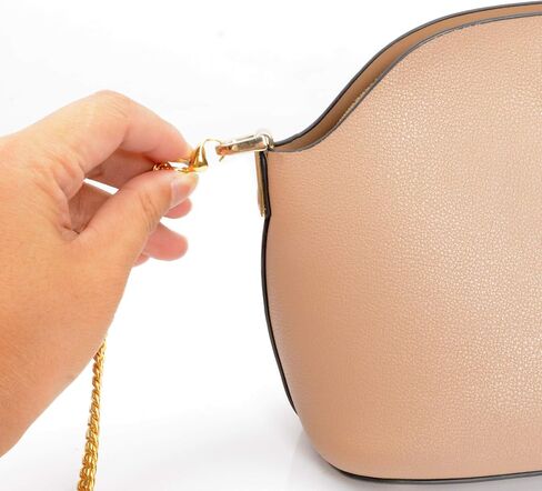 TIASRI 47 بوصة DIY سلسلة حديدية حزام حقيبة يد سلاسل إكسسوارات محفظة الأشرطة الكتف عبر الجسم استبدال الأشرطة، الذهب الفولاذ المقاوم للصدأ in Saudi Arabia