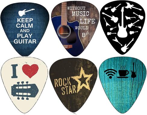 Creanoso Black Lives Matter Guitar Picks (12-Pack) - Premium Music Gifts & Guitar Accessories for Husband Dad Boys Son Men Him Boyfriend Musician Gift – Cool Guitar Tool in Saudi Arabia
