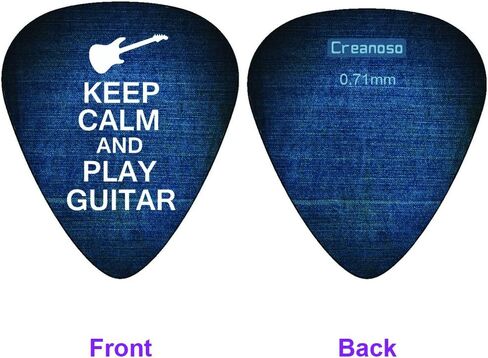 Creanoso Black Lives Matter Guitar Picks (12-Pack) - Premium Music Gifts & Guitar Accessories for Husband Dad Boys Son Men Him Boyfriend Musician Gift – Cool Guitar Tool in Saudi Arabia