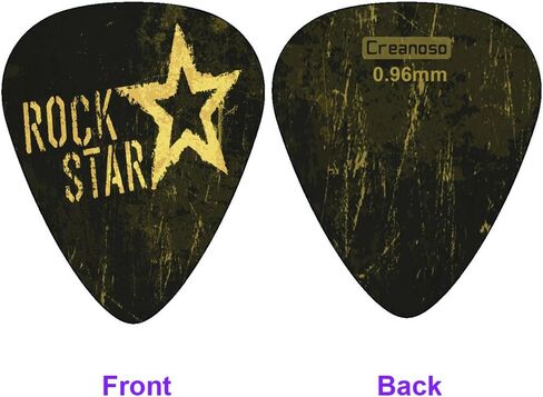 Creanoso Black Lives Matter Guitar Picks (12-Pack) - Premium Music Gifts & Guitar Accessories for Husband Dad Boys Son Men Him Boyfriend Musician Gift – Cool Guitar Tool in Saudi Arabia