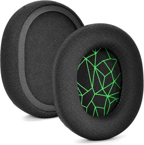 Replacement Fabric Ear Pads Cushion Earmuffs Compatible with SteelSeries Arctis 3 / Arctis 5 / Arctis 7 Arctis 9 / Arctis 1 / SteelSeries Arctis pro Lossless Wireless Gaming Headphone (Black_Blue) in Saudi Arabia
