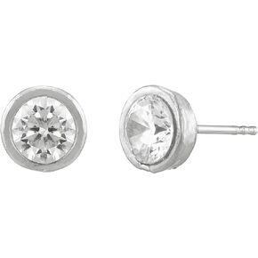 Silpada 'Shine on' Cubic Zirconia Stud Earrings in Sterling Silver