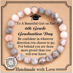 Shonyin Graduation Gifts for Her 2024, Compass Bracelet 5th 8th 6th College Law Middle High School Master Degree Nurse Phd Graduation Jewelry Gifts for Girls Daughter Best Friend in Kuwait