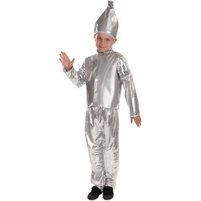 Fun Shack Kids Tin Boy Costume for Kids, Boys Tin Boy Costume, Girls Tin Boy Costume, Tin Boy Halloween Costume