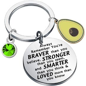 WSNANG Avocado Lover Gifts Keychain Avocado Jewelry Vegetarian Gift