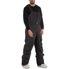 ك.إي.ج. سراويل الثلج مريلة الثلج سراويل التزلج للرجال بدلة الثلج مرايل مقاومة للماء مبطنة بالصوف الثلجي سراويل شتوية معزولة in Kuwait