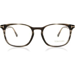Tom Ford Rectangular Eyeglasses TF5505 005 Striated Gray 52mm FT5505