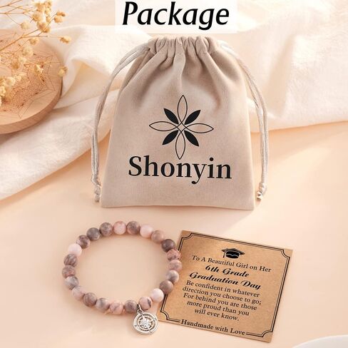 Shonyin Graduation Gifts for Her 2024, Compass Bracelet 5th 8th 6th College Law Middle High School Master Degree Nurse Phd Graduation Jewelry Gifts for Girls Daughter Best Friend in Kuwait