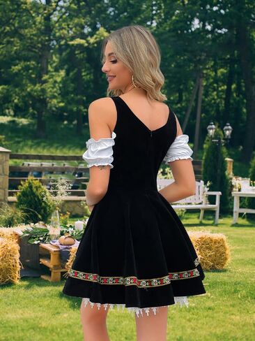 أزياء JMXITI Oktoberfest فساتين النساء المثيرة لمهرجان أكتوبر التقليدية 2023 ملابس مهرجان أكتوبر لمهرجان أكتوبر الألماني البافاري in Kuwait