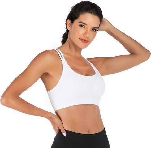 حمالة صدر رياضية من LUREME للنساء بظهر متقاطع مع أكواب قابلة للإزالة (sb000001) in Kuwait