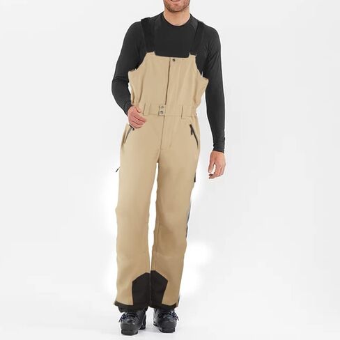 ك.إي.ج. سراويل الثلج مريلة الثلج سراويل التزلج للرجال بدلة الثلج مرايل مقاومة للماء مبطنة بالصوف الثلجي سراويل شتوية معزولة in Kuwait