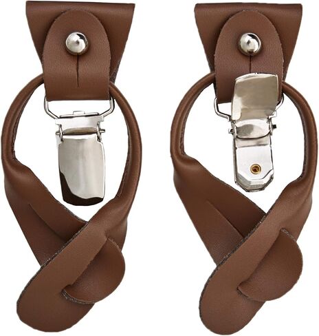 Jacob Alexander Boys' Seersucker Striped Pattern Suspenders in Saudi Arabia