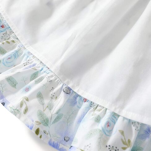 Flofallzique Floral Girls Tea Party Dress Summer Vintage Backless Kids Halter Beach Sundress in Saudi Arabia