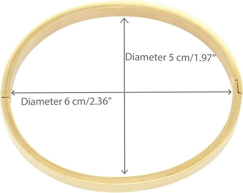 سوار من الفولاذ المقاوم للصدأ بعرض 6 ملم مع لون AAA مكعب زركونيا مطلي بالذهب بيضاوي الشكل كلاسيكي 7 بوصات للنساء in Kuwait