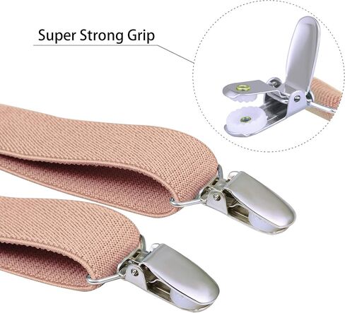 Buyless Fashion Adjustable Suspenders for Kids Toddlers Baby Elastic Solid Color 1 Inch - Y Back Design in Kuwait