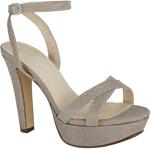 Touch Ups Women's Ankle Strap, Platform Heel Heeled Sandal in Saudi Arabia