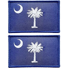 stidsds 2 Pack USA Maryland Flag Patch Maryland State Flags Embroidered Patches US State Flags Military Tactical Hook and Loop Fastener Patch for Clothes Hat Backpacks Pride Decorations