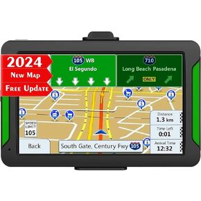 S7 GPS Navigation for Car Truck RV، GPS Navigator مع 7 بوصة، خرائط 2024 (تحديثات مجانية مدى الحياة)، برامج تشغيل GPS التجارية للشاحنة، نظام ملاحة GPS لسائقي الشاحنات، توجيه مخصص للشاحنات in Kuwait