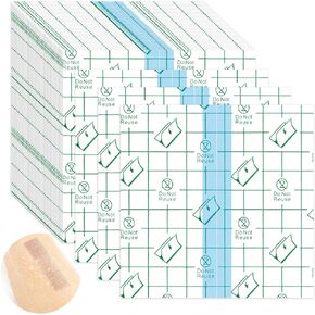 Tattoo Aftercare Waterproof Bandages for Swimming,1Roll 1.9 Inch×10.9 Yard Waterproof Tape for Skin,Wound Seal,Second Skin Tattoo Cover Up,Transparent Film Dressing,Clear Band Aids,Waterproof Patch