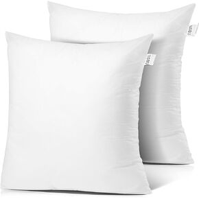 Nestl 12x18 Pillow Inserts - Throw Pillow Insert 12x18, 2 Pack Rectangle Pillows, Decorative 12x18 Pillows Throw White, 12 X 18 Pillow Insert, Lumbar Pillow Insert for Bed and Couch