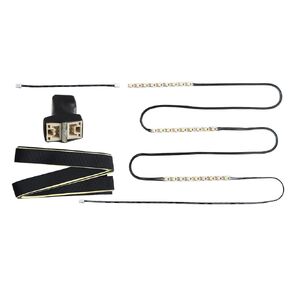 Bambulab P1P P1S Upgrade Light Y-Splitter Set Works with Original Plug and Play: 5V 12W Three Segment Light Bar with 1 to 2 Adapter, 3D Printer Accessories BCZAMD