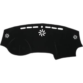 Dash Cover, Center Console Non-Slip Dashboard Carpet Mat for Chrysler 300c 2011-2017 Polyester Black,1Pc