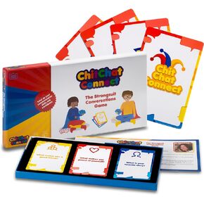 Chitchat Connect Conversation Cards Game - Engaging Conversation Starter Cards, Social Emotional Learning Activities, Therapy Games for Kids and Teens