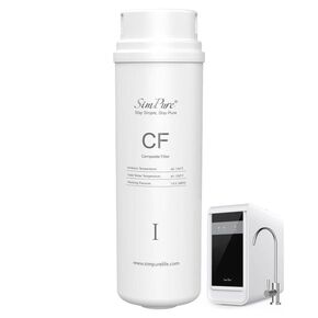 SimPure Q3-600 2 Pack CF Filters, Replacement Cartridge for SimPure Q3-600 Reverse Osmosis System.𝐍𝐨𝐭 𝐟𝐨𝐫 𝐒𝐢𝐦𝐏𝐮𝐫𝐞 𝐐𝟔/𝐘𝟕/𝐓𝟏-𝟒𝟎𝟎 𝐑𝐎 𝐒𝐲𝐬𝐭𝐞𝐦
