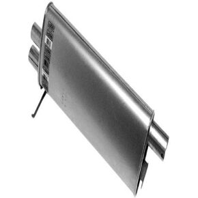 Walker Quiet-Flow SS 43299 Direct Fit Exhaust Muffler Assembly 2.5" Inlet (ID) 2" Outlet (ID) for Ford F-250 HD