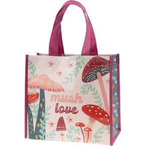 Karma Reusable Medium Gift Bags - Tote Bag and Gift Bag with Handles - Perfect for Birthday Gifts and Party Bags RPET 1 Mushroom Medium