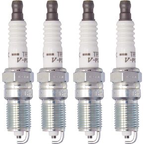 4 New NGK V-Power Spark Plugs TR55# 3951
