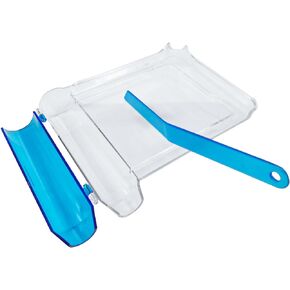Right Hand Pill Counting Tray with Spatula (Clear - L Shape)