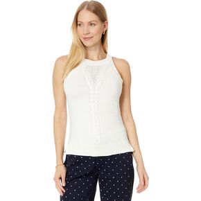 Tommy Hilfiger Sleeveless Cable Halter Sweater womens
