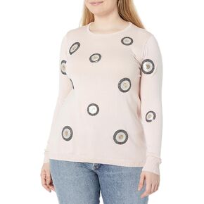 EVANS Women's Plus Size Jumper Sequinela