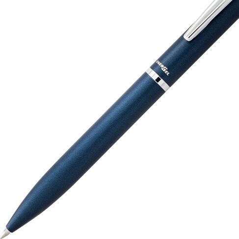 قلم Pentel Energel Style مع عبوتين - قلم تنفيذي متوسط ​​الخط 0.7 مم - قلم Pentel جل رولربال قابل لإعادة الملء - قلم فاخر مع صندوق هدايا مبطن بالمخمل - برميل أسود in Kuwait