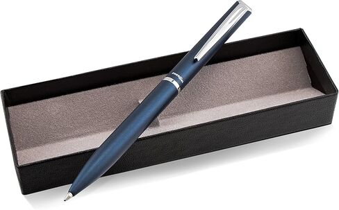 قلم Pentel Energel Style مع عبوتين - قلم تنفيذي متوسط ​​الخط 0.7 مم - قلم Pentel جل رولربال قابل لإعادة الملء - قلم فاخر مع صندوق هدايا مبطن بالمخمل - برميل أسود in Kuwait