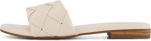 CUSHIONAIRE Franca Woven Slide Sandals Women Dressy or Casual with Memory Foam | Comfortable Summer Shoes for Women | Lightweight Slip-On Flat Sandals | Wide Widths Available in Saudi Arabia