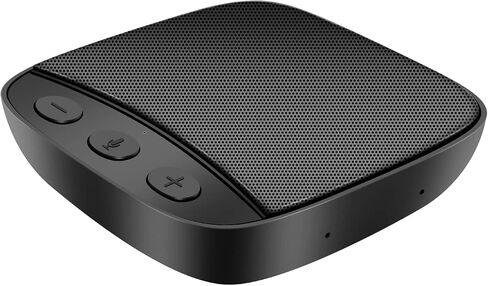 Conference Microphone Omnidirectional USB Speakerphone, 4 AI Mics 360° Voice Pickup, Noise Reduction, Compatible with Leading Software in Saudi Arabia
