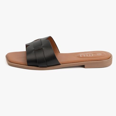 صنادل MUSSHOE للسيدات صيفية أنيقة سهلة الارتداء بعقدة فيونكة ملونة للنساء in Kuwait